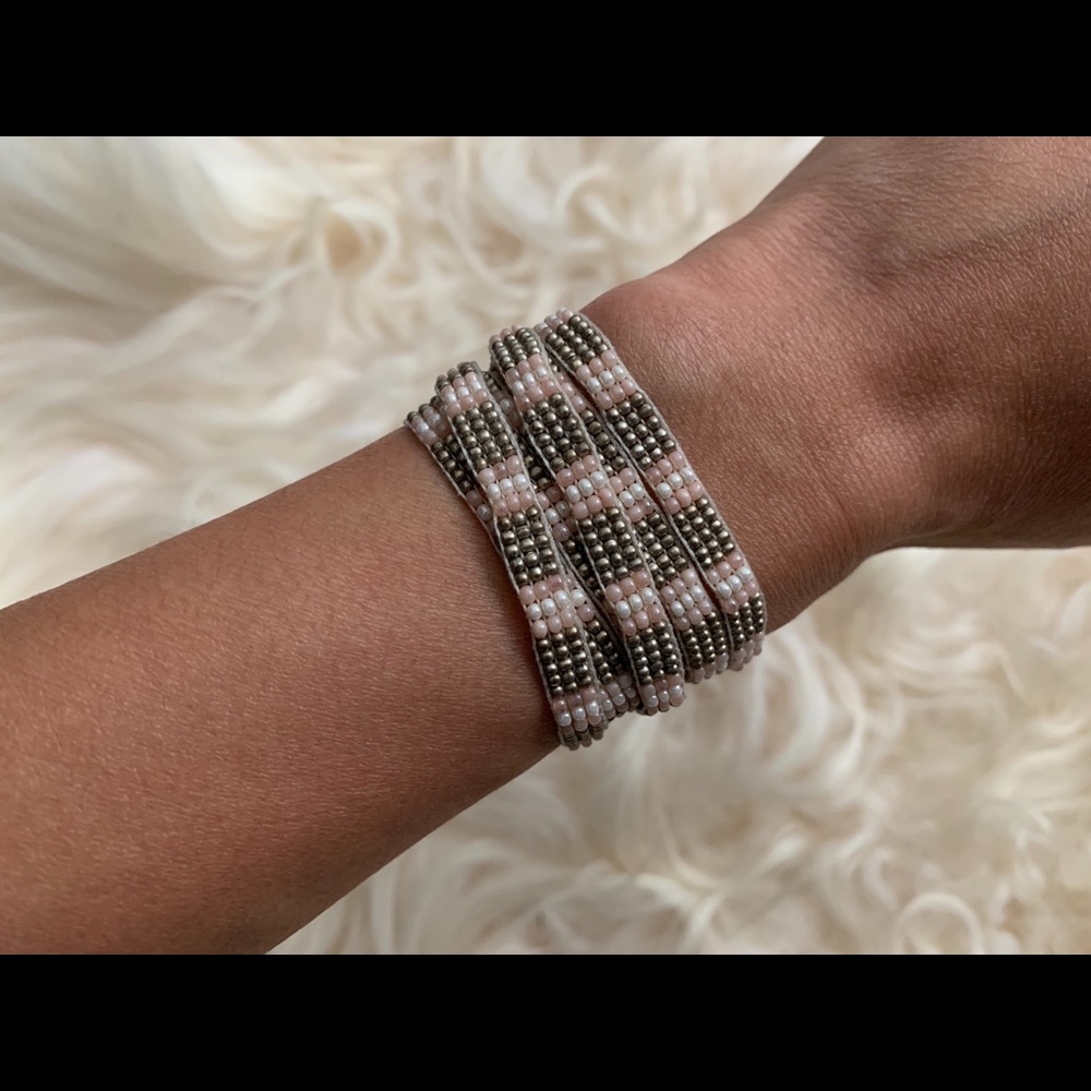 Club Monaco Beaded Wrap Bracelet